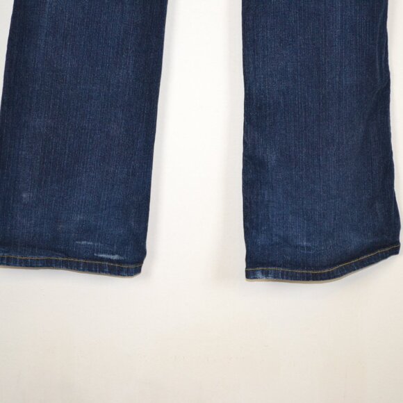 Baby Phat Vintage 2000s Gold Embroidered Pockets Flare Leg Casual Womens 5 - Picture 5 of 9